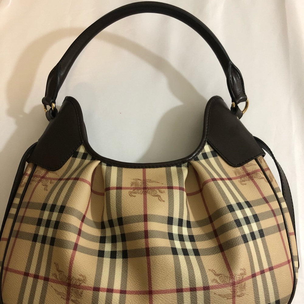 Authentic Burberry Nova Haymarket Hobo